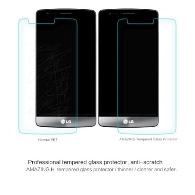 LG G3 S (D722) „Nillkin“ H Tempered Glass sustiprintos apsaugos apsauginis ekrano stiklas 0.33 mm / Priedai.lt
