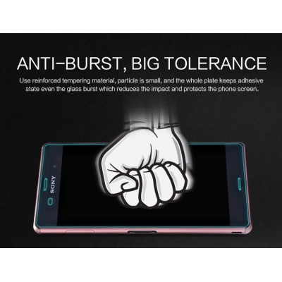 Sony Xperia Z3 Nillkin 9H+ Pro Tempered Glass ekrāna aizsargstikls / Vacins.lv