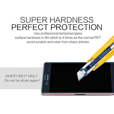 Sony Xperia Z3 Nillkin 9H+ Pro Tempered Glass ekrāna aizsargstikls / Vacins.lv