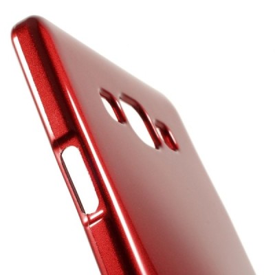 Samsung Galaxy A7 Mercury sarkans cieta silikona (TPU) apvalks / vacins.lv