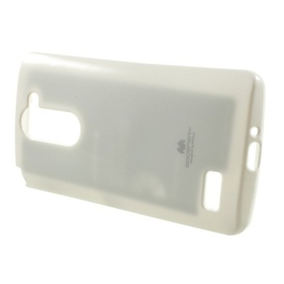 LG L Bello (D331, D335) Mercury balts cieta silikona (TPU) apvalks / vacins.lv