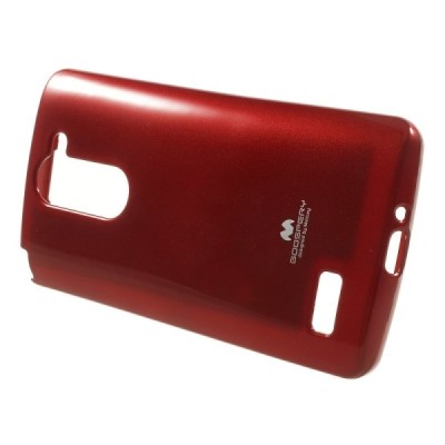 LG L Bello (D331, D335) Mercury sarkans cieta silikona (TPU) apvalks / vacins.lv