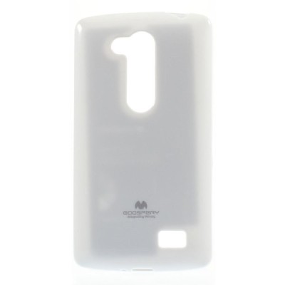 LG L Fino (D290, D295) Mercury balts cieta silikona (TPU) apvalks / vacins.lv