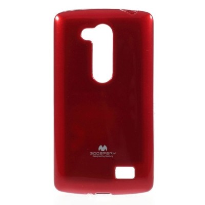 LG L Fino (D290, D295) raudonas Mercury kieto silikono (TPU) dėklas / Priedai.lt