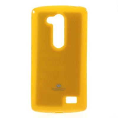 LG L Fino (D290, D295) Mercury dzeltens cieta silikona (TPU) apvalks / vacins.lv
