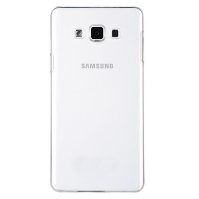 Samsung Galaxy A7 dzidrs (caurspīdīgs) cieta silikona TPU pasaulē planākais apvalks / Vacins.lv
