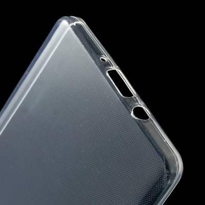 Samsung Galaxy A7 dzidrs (caurspīdīgs) cieta silikona TPU pasaulē planākais apvalks / Vacins.lv