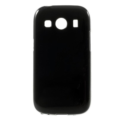 Samsung Galaxy Ace 4 (G357) melns cieta silikona (TPU) apvalks / vacins.lv