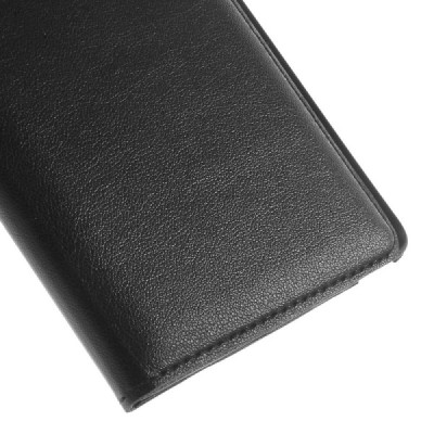 Samsung Galaxy Note Edge melns atvēramais Smart Wallet ādas maciņš - maks / Vacins.lv