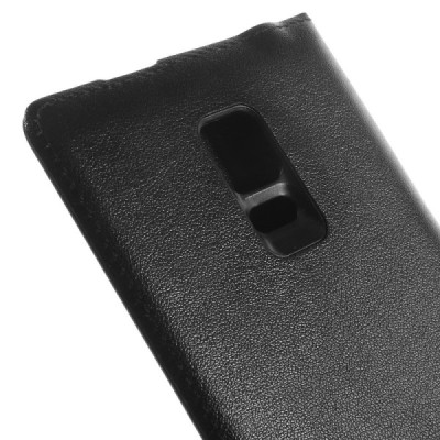 Samsung Galaxy Note Edge melns atvēramais Smart Wallet ādas maciņš - maks / Vacins.lv