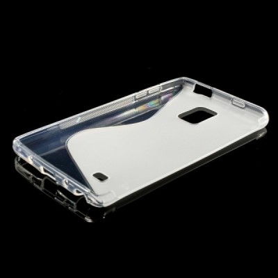 Samsung Galaxy Note Edge dzidrs un matēts cieta silikona (TPU) apvalks / Vacins.lv