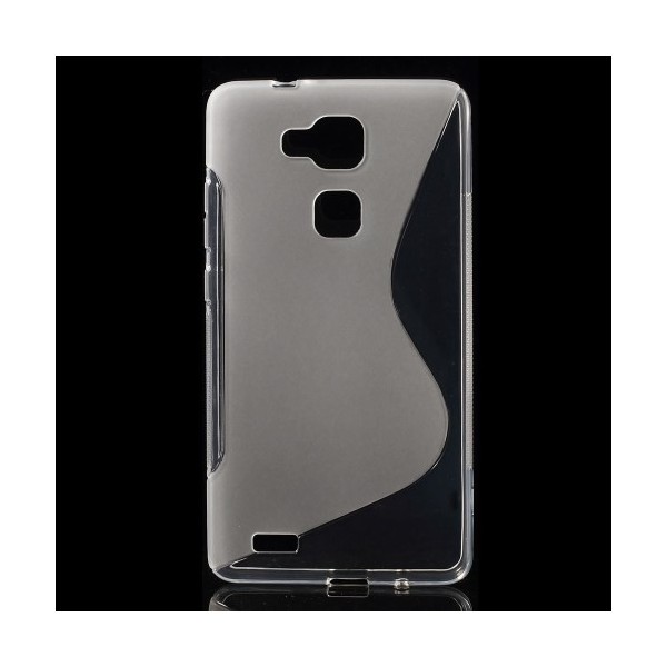 Cieta silikona (TPU) apvalks - dzidrs (Ascend Mate 7)