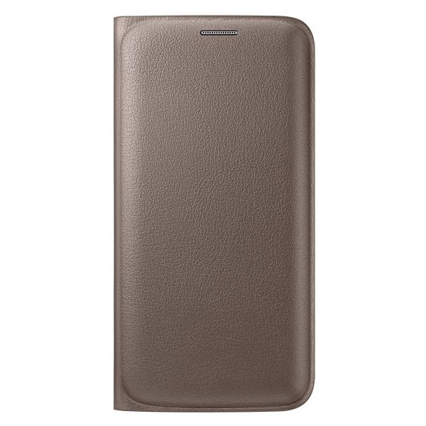 „Samsung“ Flip Wallet atvērams maciņš - zelta (Galaxy S6 Edge)