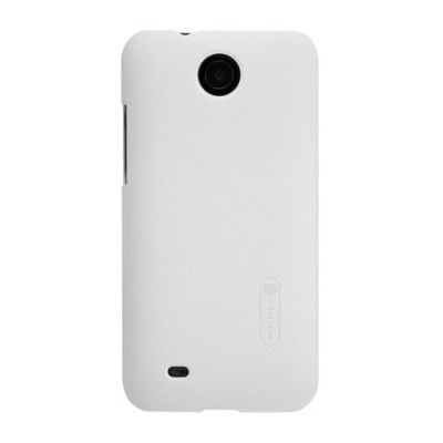 HTC Desire 300 Nillkin Frosted Shield balts plastmasas futrālis + ekrāna aizsargplēve / Vacins.lv