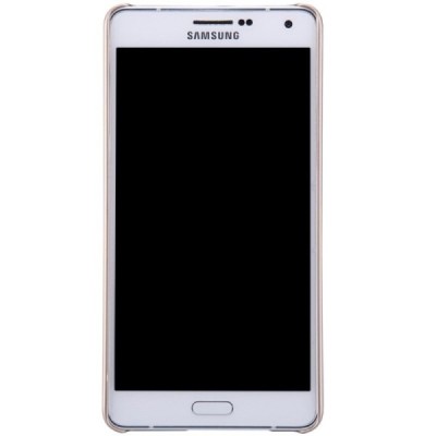Samsung Galaxy A7 Nillkin Frosted Shield zelta plastmasas apvalks + ekrāna aizsargplēve / Vacins.lv
