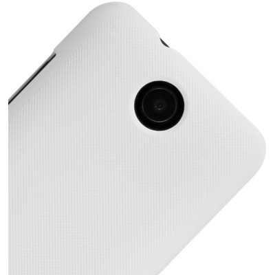 HTC Desire 300 Nillkin Frosted Shield balts plastmasas futrālis + ekrāna aizsargplēve / Vacins.lv