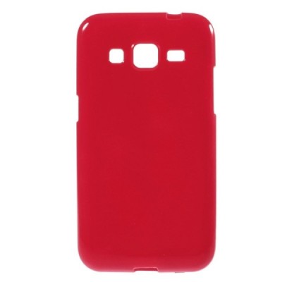Samsung Galaxy Core Prime (G360) cieta silikona (TPU) sarkans apvalks / vacins.lv
