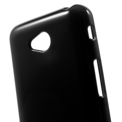 LG L65 kieto silikono TPU juodas dėklas - nugarėlė / Priedai.lt