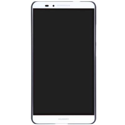 Huawei Ascend Mate 7 Nillkin Frosted Shield melns plastmasas apvalks + ekrāna aizsargplēve / Vacins.lv