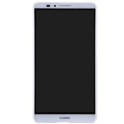 Huawei Ascend Mate 7 Nillkin Frosted Shield balts plastmasas apvalks + ekrāna aizsargplēve / Vacins.lv