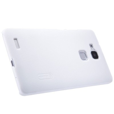 Huawei Ascend Mate 7 Nillkin Frosted Shield balts plastmasas apvalks + ekrāna aizsargplēve / Vacins.lv