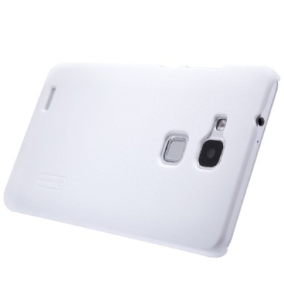 Huawei Ascend Mate 7 Nillkin Frosted Shield balts plastmasas apvalks + ekrāna aizsargplēve / Vacins.lv