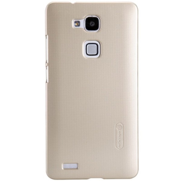 „Nillkin“ Frosted Shield dėklas - auksinis + apsauginė ekrano plėvelė (Ascend Mate 7)