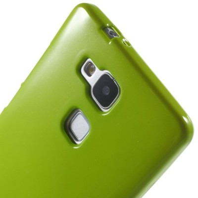 Huawei Ascend Mate 7 Mercury zaļš cieta silikona (TPU) apvalks / Vacins.lv