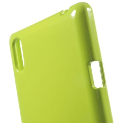 Sony Xperia T3 Mercury zaļš cieta silikona (TPU) apvalks / Vacins.lv