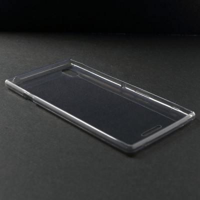 Sony Xperia T3 dzidrs (caurspīdīgs) cieta silikona TPU pasaulē planākais pelēks apvalks / Vacins.lv
