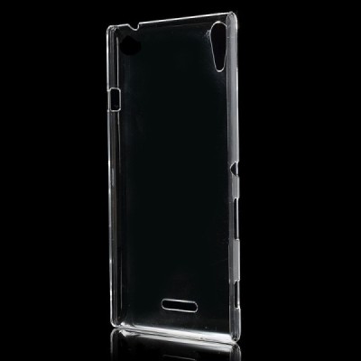 Sony Xperia T3 plastmasas dzidrs (caurspīdīgs) apvalks / Vacins.lv