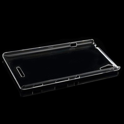 Sony Xperia T3 plastmasas dzidrs (caurspīdīgs) apvalks / Vacins.lv