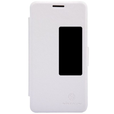 Huawei Honor 6 atvēramais Nillkin Fresh balts maciņš / Vacins.lv