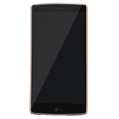 LG G Flex 2 (H955) Nillkin Frosted Shield zelta plastmasas apvalks + ekrāna aizsargplēve / Vacins.lv