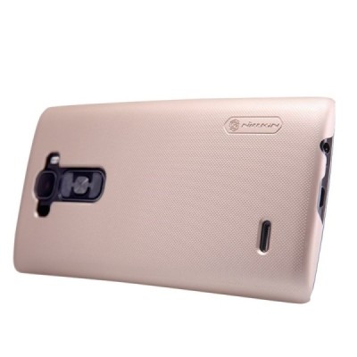LG G Flex 2 (H955) Nillkin Frosted Shield zelta plastmasas apvalks + ekrāna aizsargplēve / Vacins.lv
