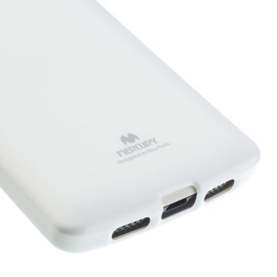 LG Nexus 5 Mercury baltas kieto silikono tpu dėklas - nugarėlė / Priedai.lt