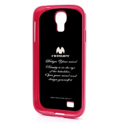 Samsung Galaxy S4 Mercury tumši rozs cieta silikona (TPU) apvalks / vacins.lv