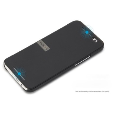 HTC One E8 Rock Bose melns atvēramais maciņš / Vacins.lv