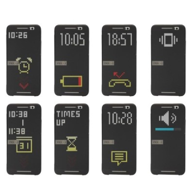 HTC One E8 Rock Bose melns atvēramais maciņš / Vacins.lv