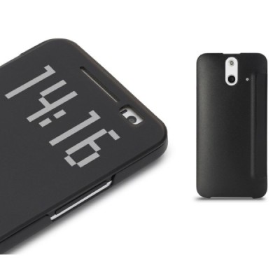 HTC One E8 Rock Bose melns atvēramais maciņš / Vacins.lv