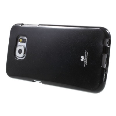 Samsung Galaxy S6 (G920) Mercury melns cieta silikona (TPU) apvalks / vacins.lv