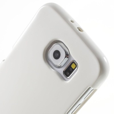 Samsung Galaxy S6 (G920) Mercury baltas kieto silikono tpu dėklas - nugarėlė / Priedai.lt