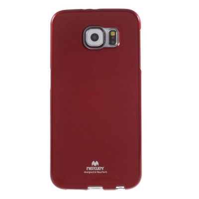 Samsung Galaxy S6 (G920) Mercury raudonas kieto silikono tpu dėklas - nugarėlė / Priedai.lt