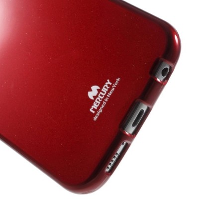 Samsung Galaxy S6 (G920) Mercury raudonas kieto silikono tpu dėklas - nugarėlė / Priedai.lt