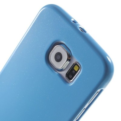 Samsung Galaxy S6 (G920) Mercury šviesiai mėlynas kieto silikono tpu dėklas - nugarėlė / Priedai.lt
