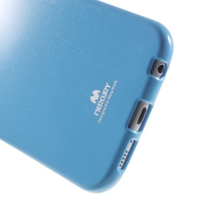 Samsung Galaxy S6 (G920) Mercury šviesiai mėlynas kieto silikono tpu dėklas - nugarėlė / Priedai.lt