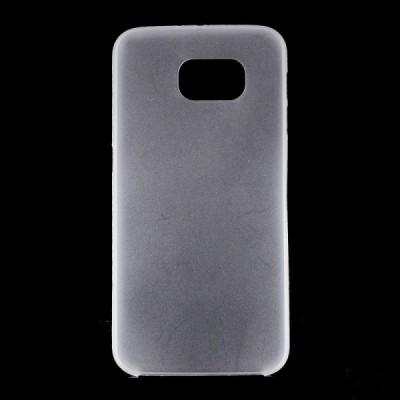 Samsung Galaxy S6 G920 ploniausias pasaulyje plastikinis skaidrus baltas dėklas - nugarėlė / Priedai.lt
