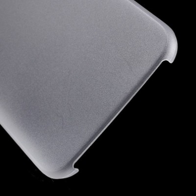 Samsung Galaxy S6 G920 ploniausias pasaulyje plastikinis skaidrus baltas dėklas - nugarėlė / Priedai.lt