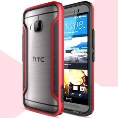 HTC One M9 Nillkin Slim rėmelis (kraštų apvadas, bamperis) - raudonas / Priedai.lt