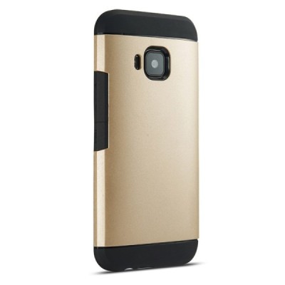 Pastiprinātas aizsardzības zelta HTC One M9 apvalks / Vacins.lv